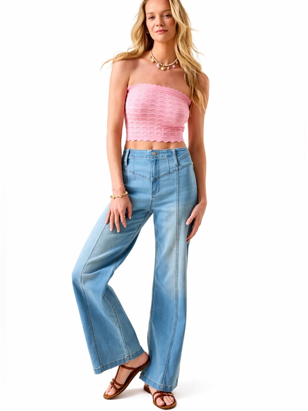 Altar'd State Lennox High Rise Jeans Light Wash Size 26 NWT